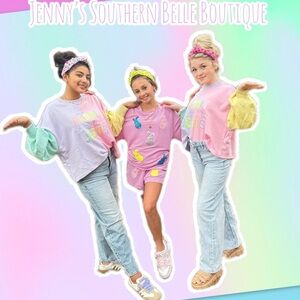 “Silly Rabbit, Easter is for Jesus”
Colorful Graphic Sweatshirt🐰✝️